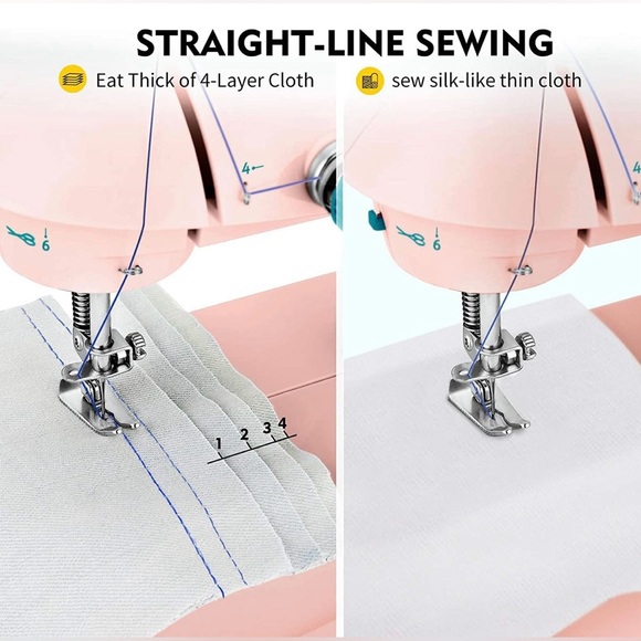 Magicfly Pink Mini Sewing Machine - Picture 6 of 9